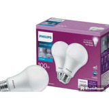 Pack De 2 Focos Dimmable Philips Led 100w 1600 L Luz Blanca