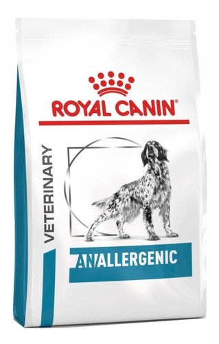 Alimento Royal Canin Veterinary Diet Canine Anallergenic Para Perro Adulto Todos Los Tamaños Sabor Mix En Bolsa De 9kg