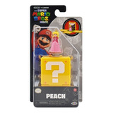 Mario Bros Movie Peach Escenario Figura 4cm Jakks Pacific