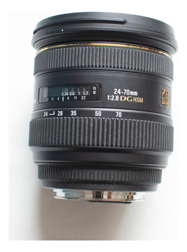 Lente Sigma Superzoom 24-70mm F/2.8 Hsm Ex Canon