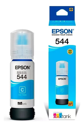Tinta Epson 544 Cian Original  L3110 L3150 L3210 L3250 L519