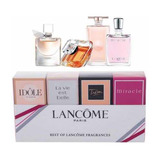 Perfumes Lancome Dama Mini Set 4 Piezas