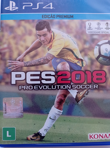 Jogo Pes 2018 Pro Evolutivon Soccer Edição Premium Ps4