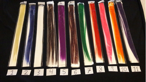 Extensiones Kanekalon  O Wig Cap Anime Varios Colores Pack 