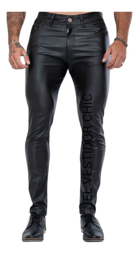 Pantalon Engomado Hombre Elastizado Bandas Rock Tributos