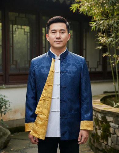 Traje Tang, Ropa Tradicional China Hombres, Camisa Y Chaq