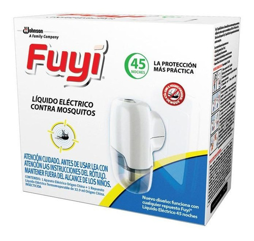 Fuyi Sc Johnson Aparato Para Mosquitos 45 Noches 32,9ml 