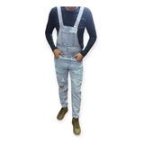 Jardinero Pantalon Jeans Hombres Mom Roto Y Sin Roturas