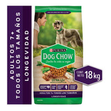 Purina Dog Chow Senior, Longevidad +7 De 18kg