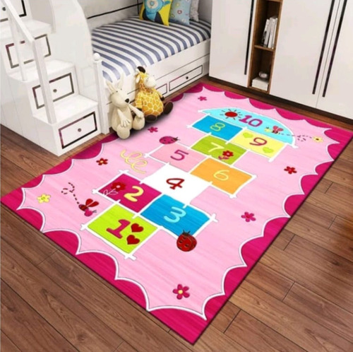 Tapete Infantil Kids Menina Menino Quarto Sala 1,00x1,40