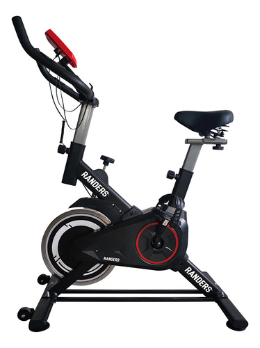 Bicicleta Spinning Randers Arg-820sp 6 Kg Color Negro