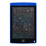 Lousa Mágica Infantil Lcd Tela 12 Polegadas Tablet Desenhar Cor Azul