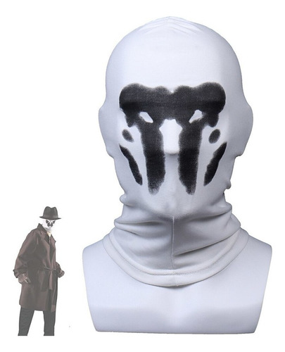 Máscara De Rorschach Halloween Inkblot Watchmen Prop