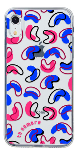 Funda Para iPhone Para Mujer Figuras Abstracto Con Nombre