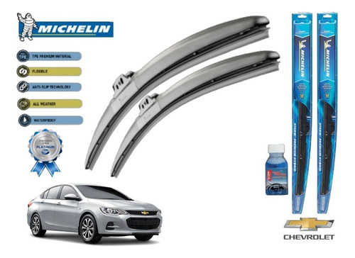 Par Plumas Limpiabrisas Chevrolet Cavalier 2019 Michelin