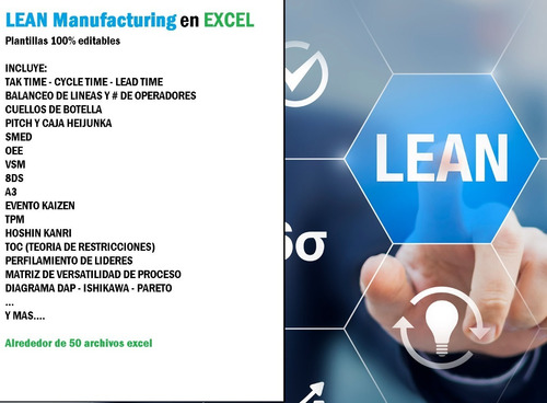 ¡lean Manufacturing En Excel!