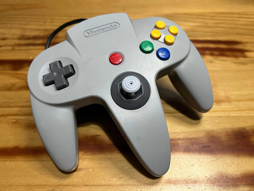 Controle Nintendo 64 Cinza Original Nintendo N6