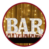 Pack 3 Letras Led    Bar    16 Cm 