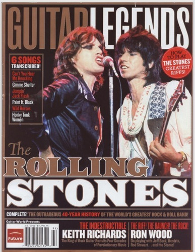 The Rolling Stones Guitar Legends 6 Partituras Y Tablaturas