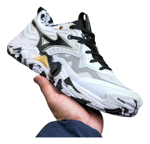 Mizuno Wave Momentum Elite Zapatilla Tenis Bajas Versátil Transpirabl Estilo Retro Casual Hombre