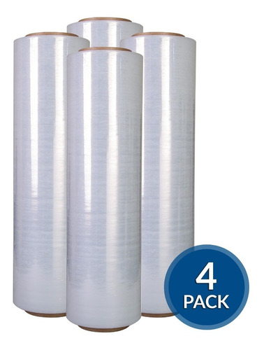 Pack 4 Rollos Film Plastico Para Emplayar Playo 18x50x800