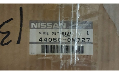 Bandas De Frenos Traseras Nissan Frontier/d22/r50/zna Foto 4