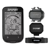 Ciclocomputadora Igpsport Bsc100s + Cardio + Veloci + Caden