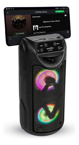Parlante Portátil 3 X2 Extra Bass Bluetooth Luz Led Rgb