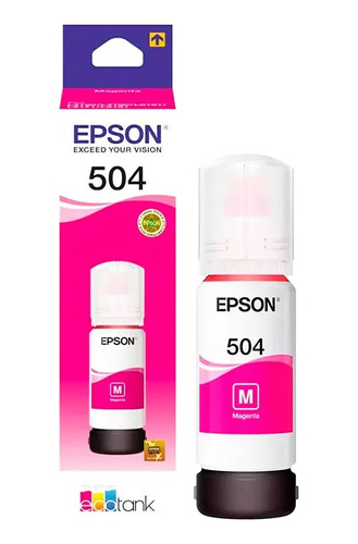 Tinta Epson T504320 Magenta Original Botella P/l4150/l14150