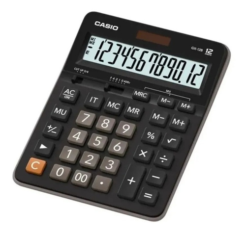 Calculadora Casio Gx 12b Bk