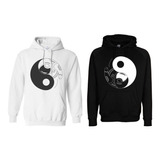 Sudaderas Pareja Novios Yin Yang Espacio Nasa Astronautas