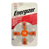 Pilas Para Audifono Energizer Zinc Air Az13  1 Blister X 4 U