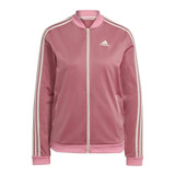 Agasalho adidas Essentials 3-stripes Feminino - Rosa