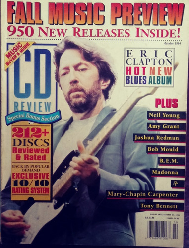Cd Review - Eric Clapton R.e.m. Madonna Revista Usa
