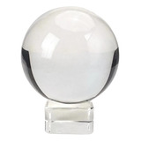Bola Esfera De Cristal Transparente 80mm, Adorno Fotografía 