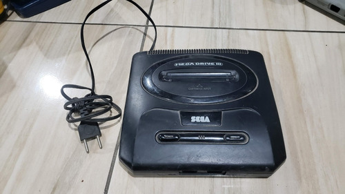 Mega Drive 3 Só O Console Sem Nada Com Tela Preta