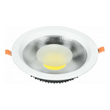 Foco Led Embutido Cob Redondo 30w Frio Down Light