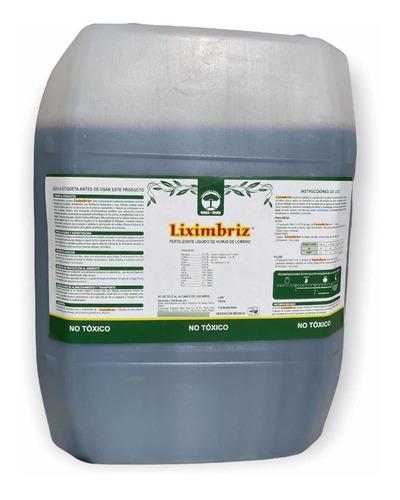 Humus Liquido Lixiviado Lombriz Concentrado 20 Lts Liximbriz