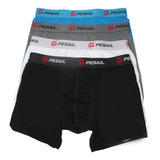 X3 Boxer Short Liso Para Hombre De Algodón - Tripack 