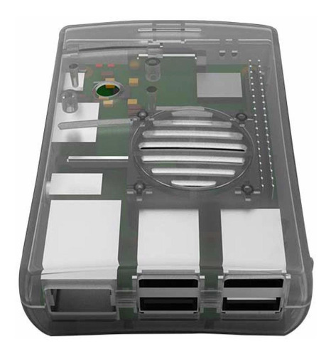 Raspberry Gabinete Carcasa Case Abs P Cooler Fan Pi 3 2 B B+