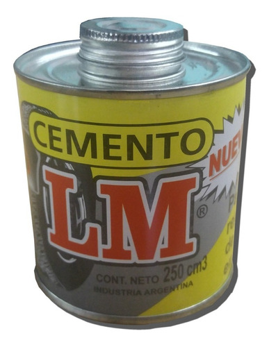 Cemento Solucion 250cc  Lm Parches Camaras Y Cubiertas 