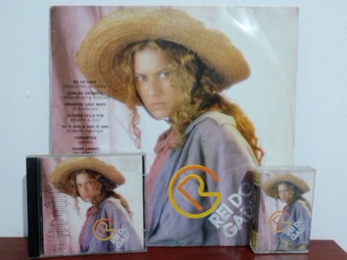 Lp Vinil Fita Cassete K7 E Cd O Rei Do Gado Novela Somlivre 