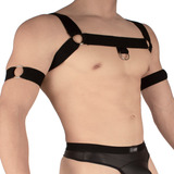 Arnes De Pecho Hombre Dario Stripper Con Brazalettes Ape01