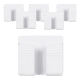 6 Suporte Para Celular E Controle Dupla Face Branco Multiuso