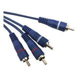 Cable Audio 2 Rca A 2 Rca Reforzado 4 Metros Arwen