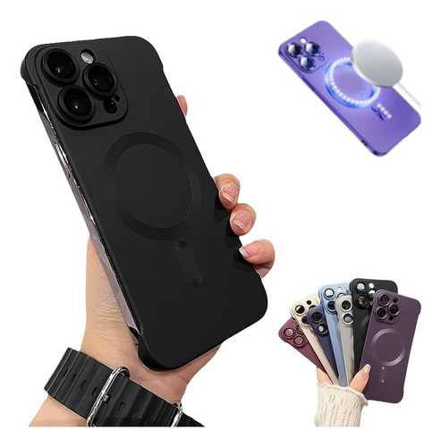 Funda Metálica Sin Marco Para iPhone 11 12 13 14 15 Pro Max