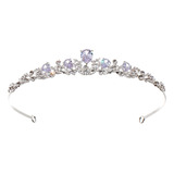 Diadema Con Forma De Corona Pequeña Bride Tiaras Zircon