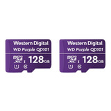 Pack 2 Western Digital Purple 128gb Microsd Wdd128gp0c