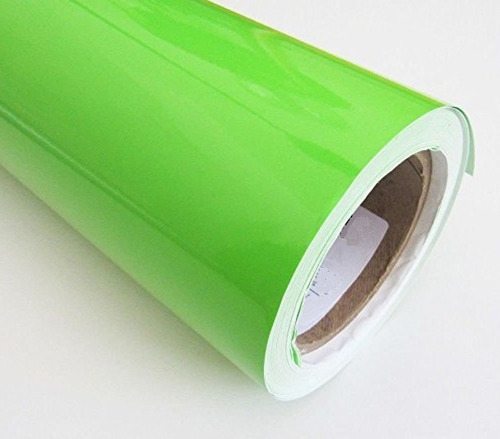 Vinyl Wrapping Color Verde Brillante 1,50m X 1m