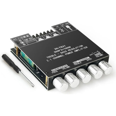 Placa Amplificadora Bluetooth Audio Home 50wx2+100w 200 W | Envío gratis